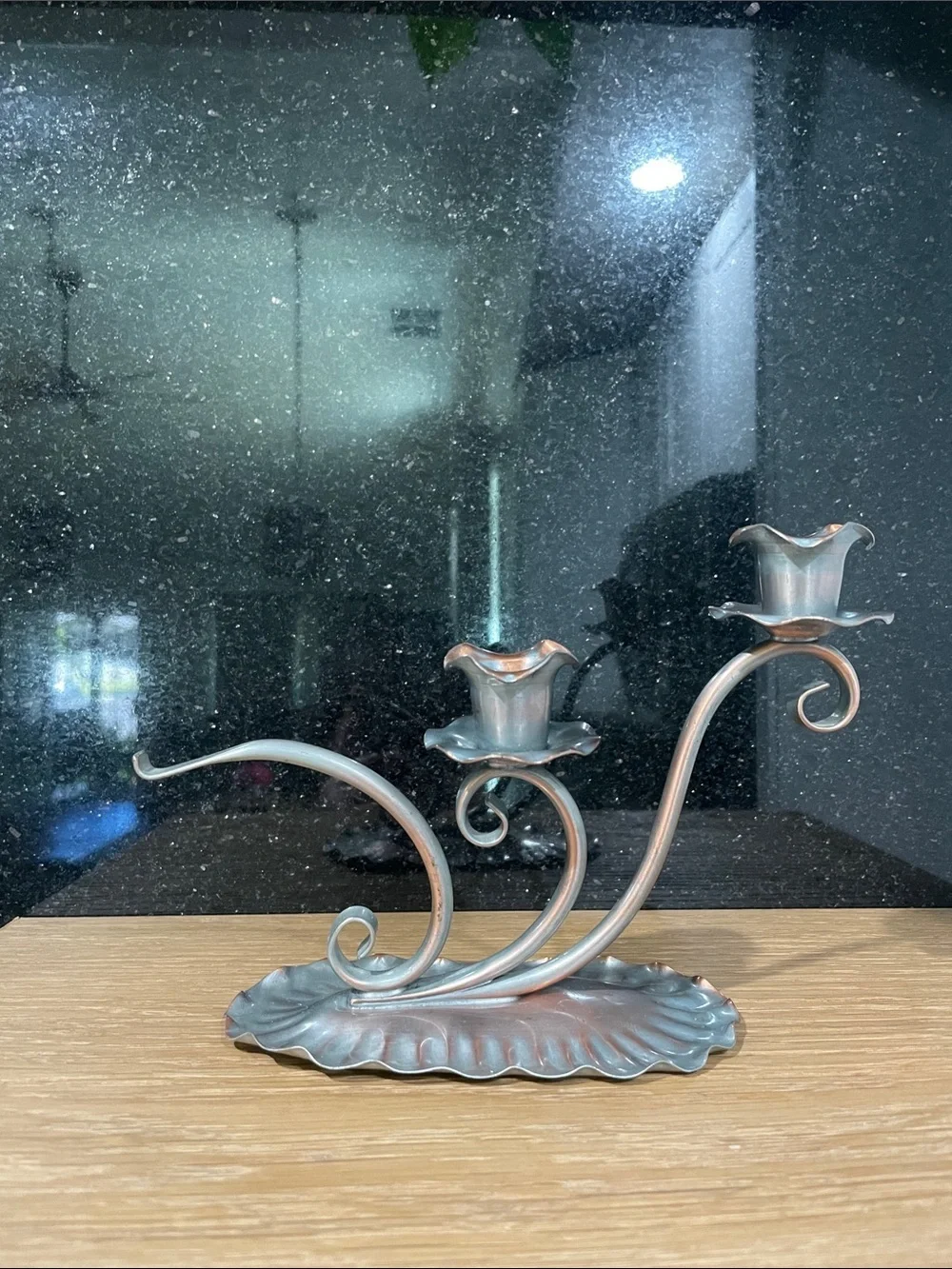Vintage Gregorian Copper Candelabra